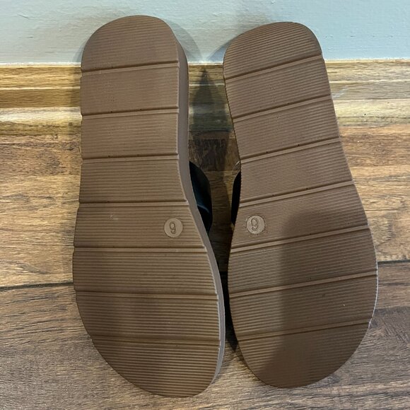 Corkys "Bogalusa" Slip on Sandal Black Smooth Sz 6 - Picture 5 of 8